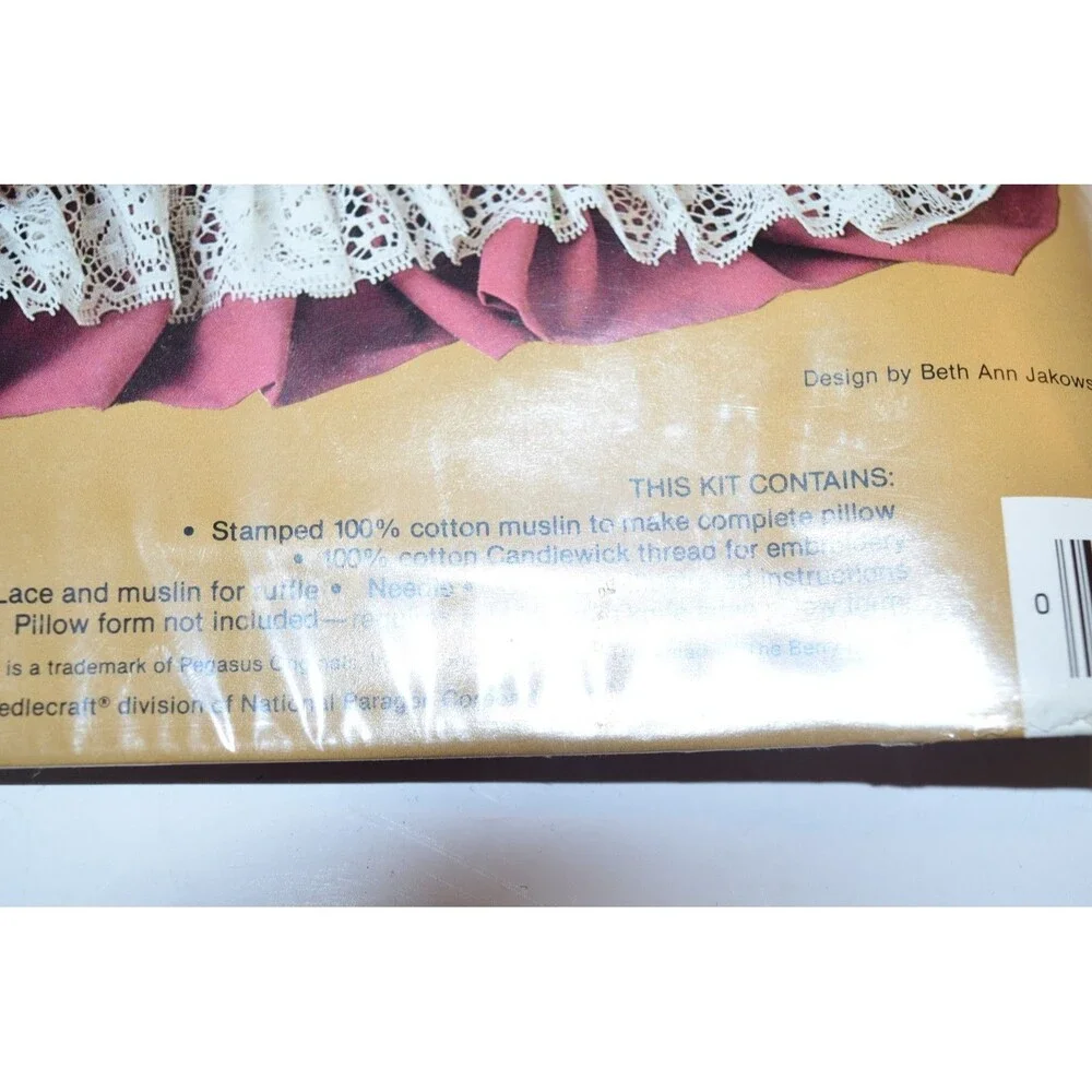 Vtg Creative Moments Pillow Kit 8375 Butterflies 14
